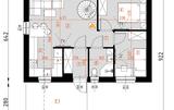 Projekt domu D439 wersja drewniana
