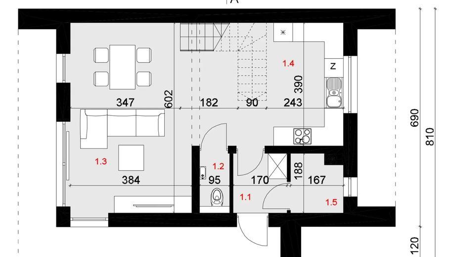 Projekt domu SP072/1 energo
