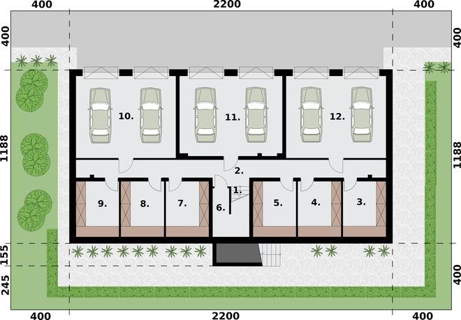 Budynek mieszkalny, wielorodzinny SAN PEDRO 2 (z garażami)