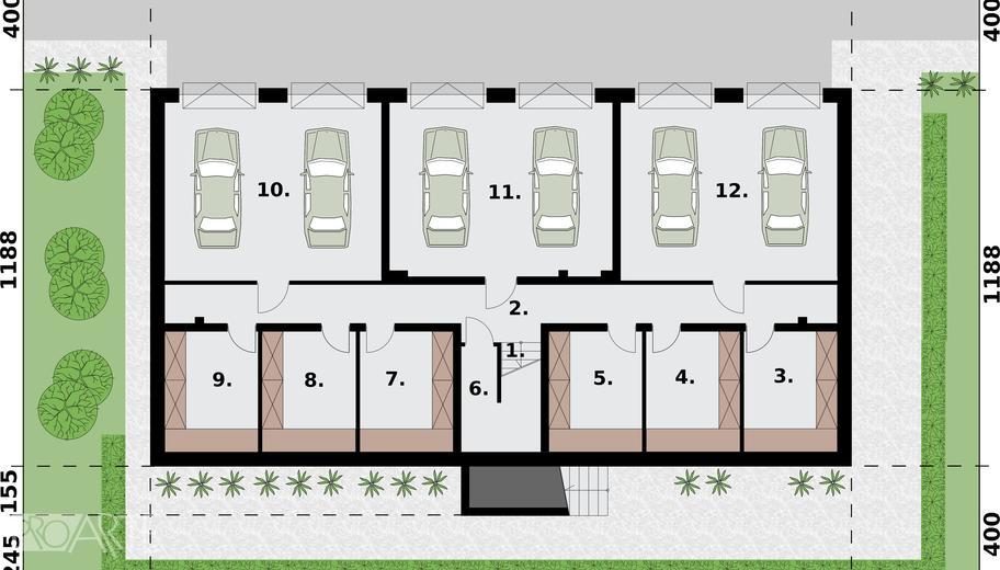 Budynek mieszkalny, wielorodzinny SAN PEDRO 2 (z garażami)