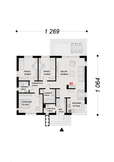 Projekt domu TK118