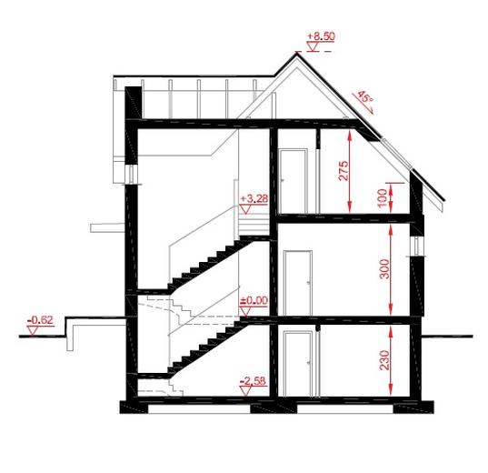 Budynek usługowy z częścią mieszkalną (podpiwniczony) U09