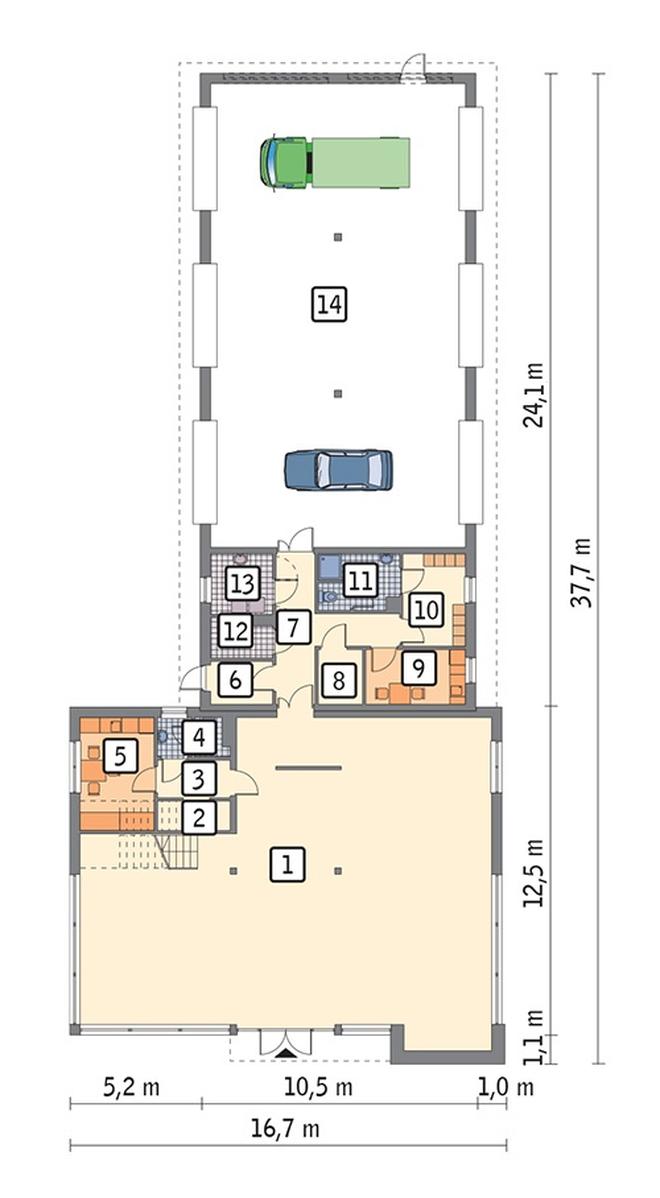 Budynek usługowy U24