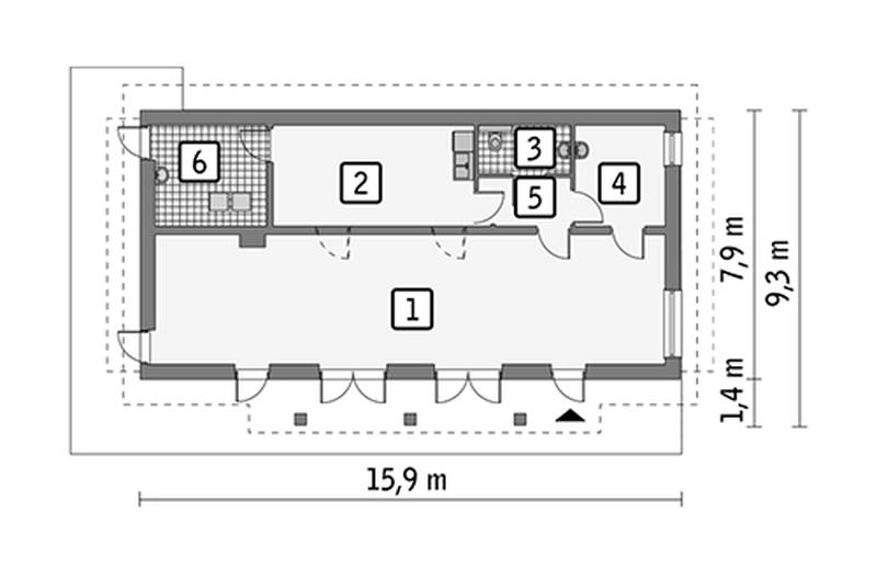 Budynek usługowy U32a