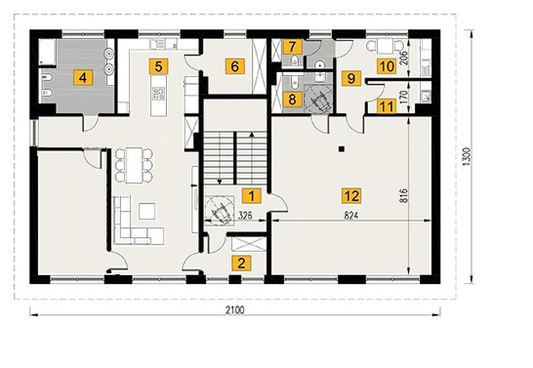 Budynek usługowy z częścią mieszkalną U35