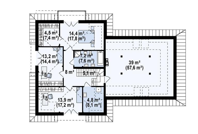 Projekt domu Z284 GP2