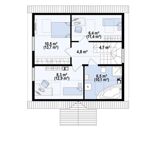 Projekt domu Z4 D (bbl)
