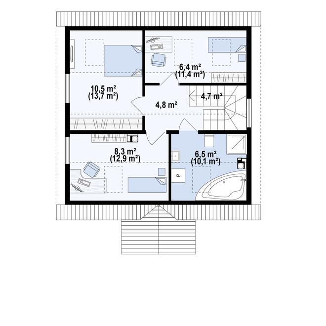 Projekt domu Z4 D (bbl)