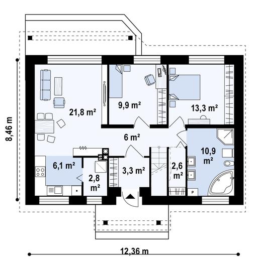Projekt domu Z7 P 35