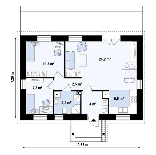 Projekt domu Z11 plus 120