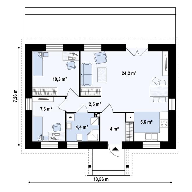 Projekt domu Z11 plus 120