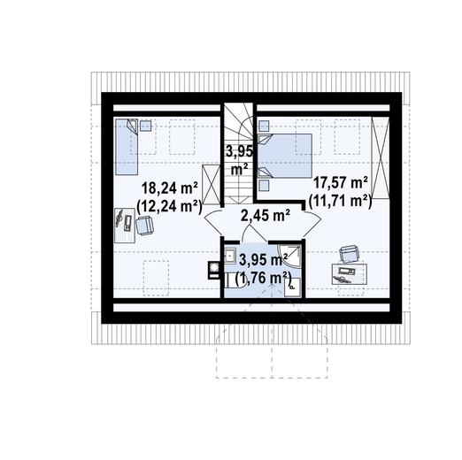 Projekt domu Z32 2k B