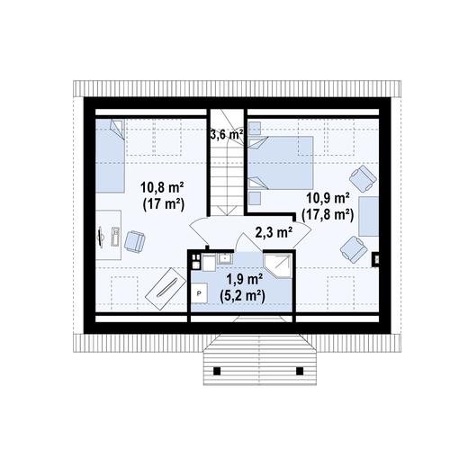 Projekt domu Z32 D v2