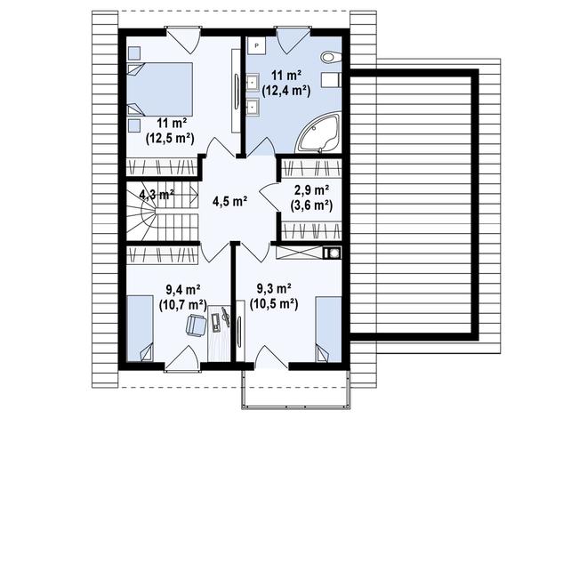 Projekt domu Z38 D GP