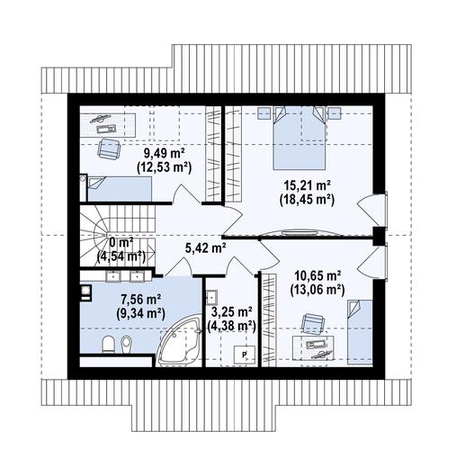 Projekt domu Z162 v3