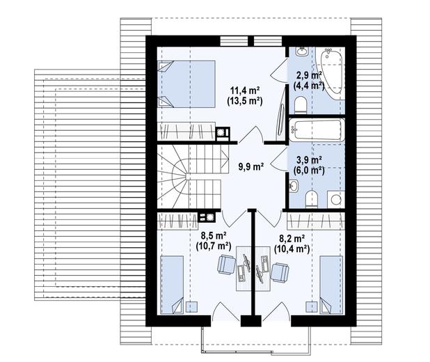 Projekt domu Z177 D GL