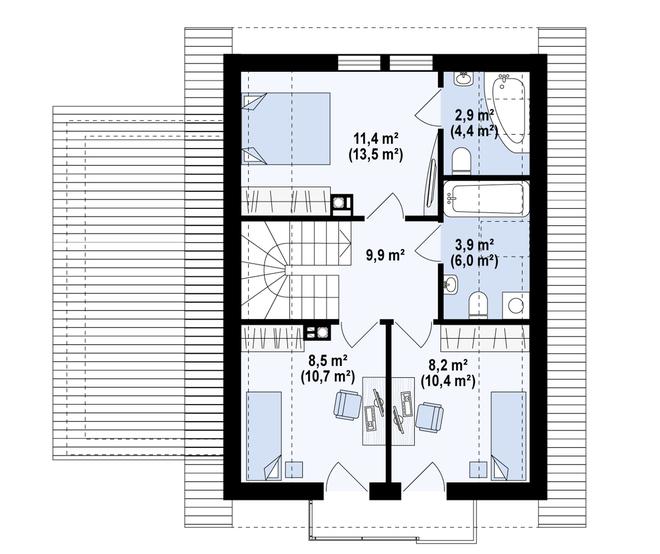 Projekt domu Z177 D GL