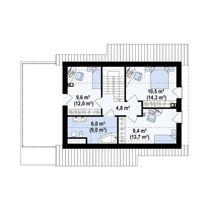 Projekt domu Z210 D GLt