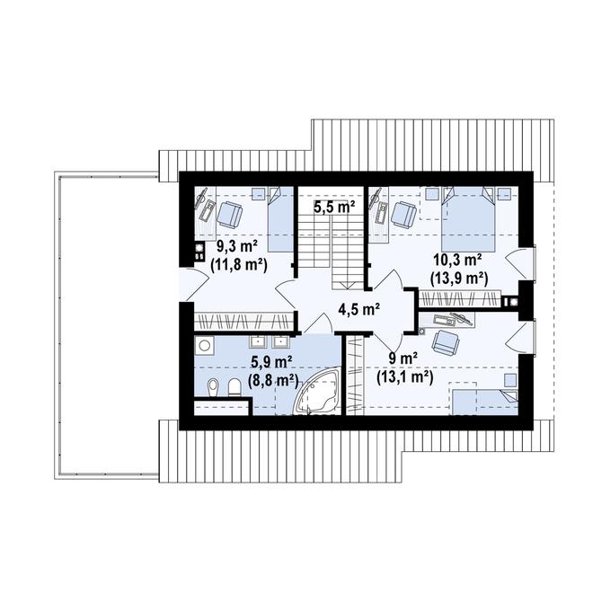 Projekt domu Z210 GLt