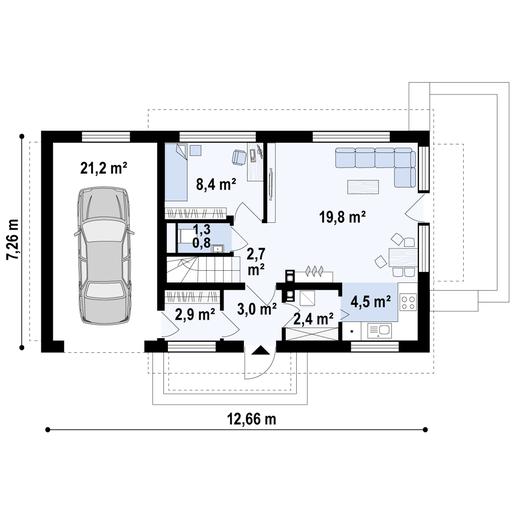 Projekt domu Z211 GL