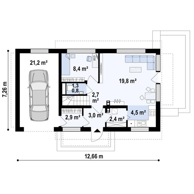 Projekt domu Z211 GL