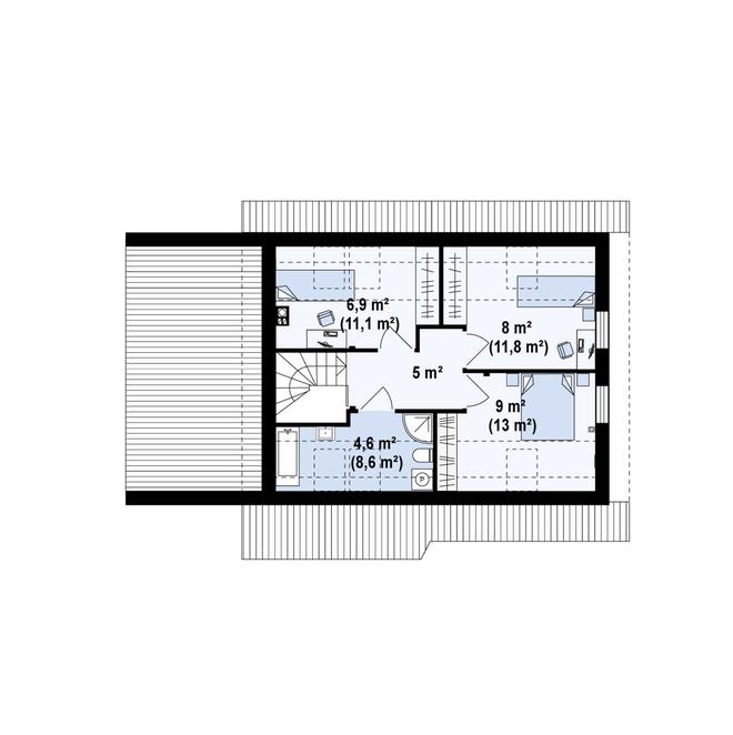 Projekt domu Z212 GL