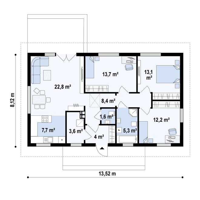 Projekt domu Z241 D (pf)