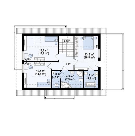 Projekt domu Z244 GP