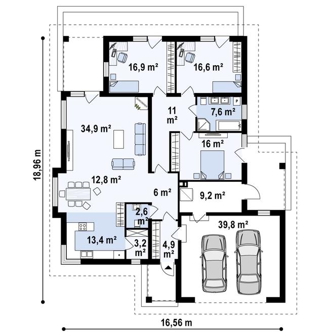 Projekt domu Z281 stu