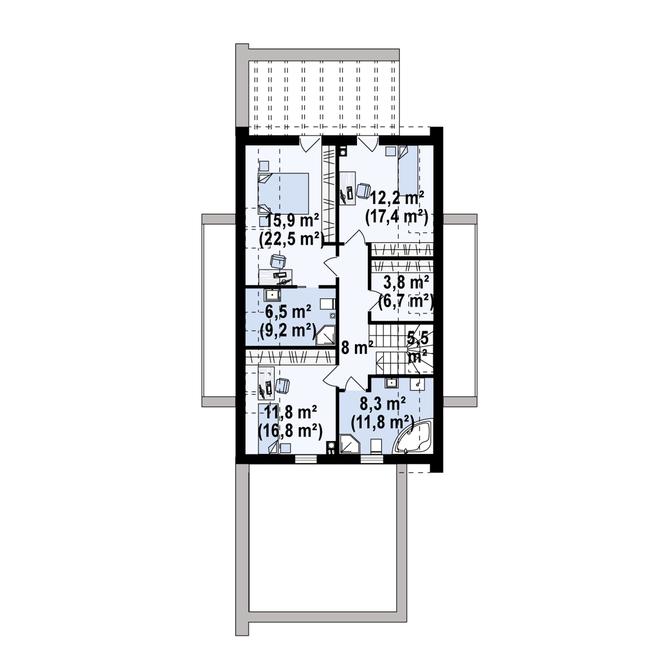 Projekt domu Z330 D P