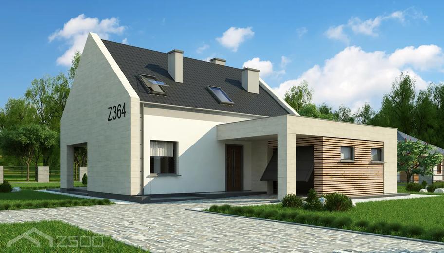 Projekt domu Z364