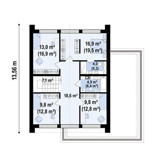 Projekt domu Z493