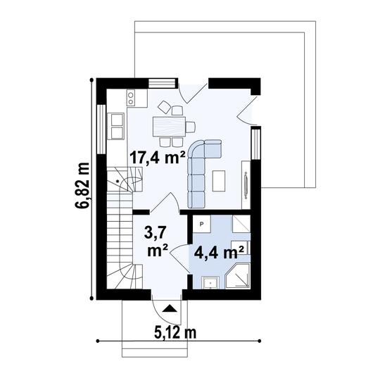 Projekt domu Z541 D RI