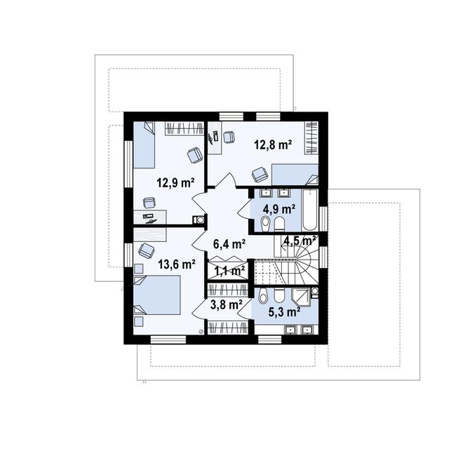 Projekt domu Zx92 GP