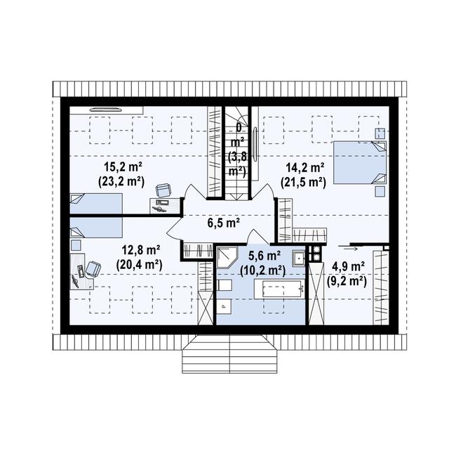 Projekt domu Z8 B 40