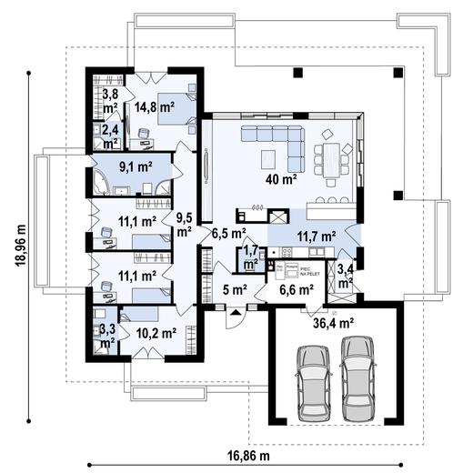 Projekt domu Z378 30