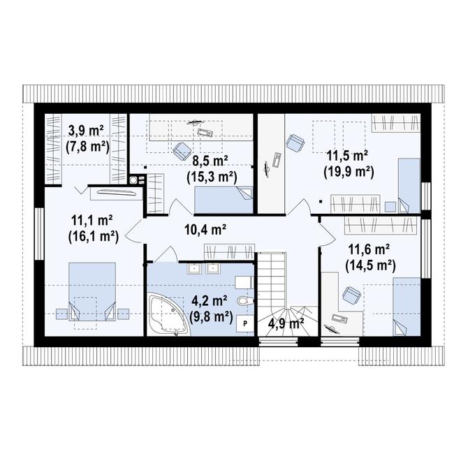 Projekt domu Z122 v2
