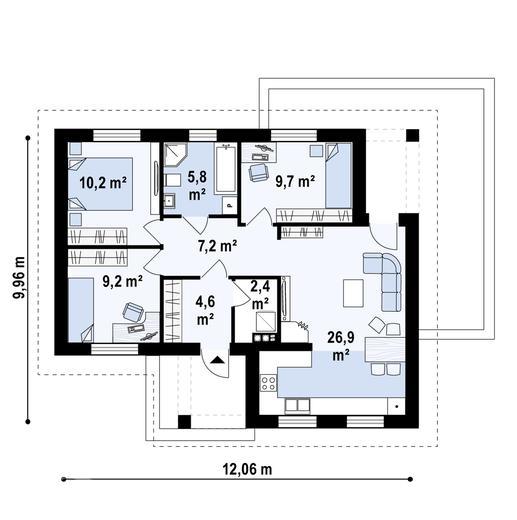 Projekt domu Z15