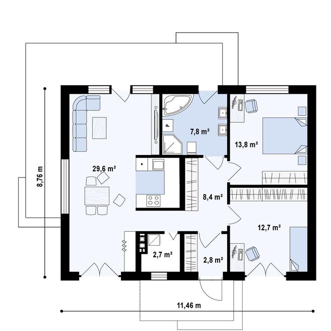 Projekt domu Z252 v2.0