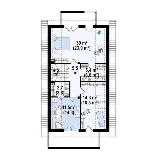 Projekt domu Z292 v2