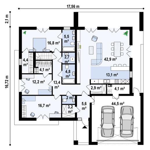 Projekt domu Z466 A 35