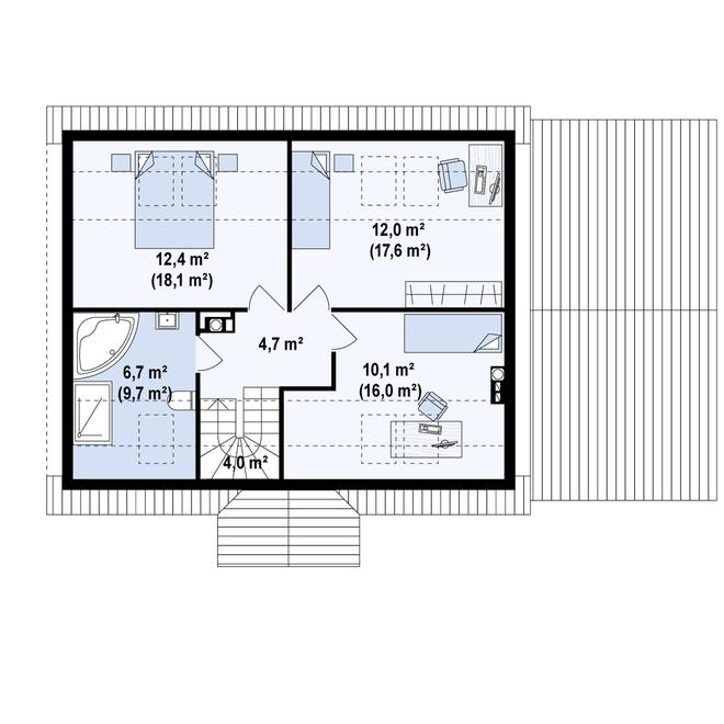 Projekt domu Z14 D GP