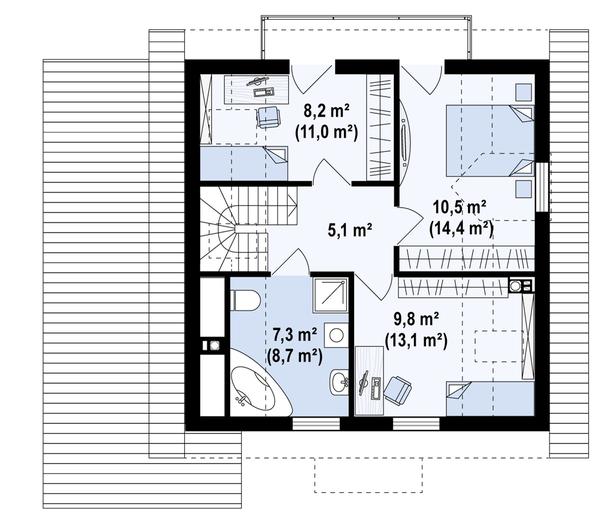 Projekt domu Z1 D WL