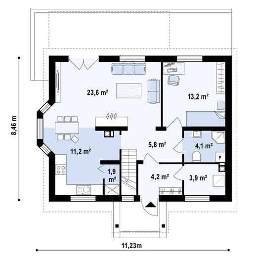 Projekt domu Z14 w bl