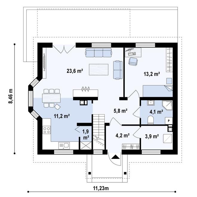 Projekt domu Z14 w bl