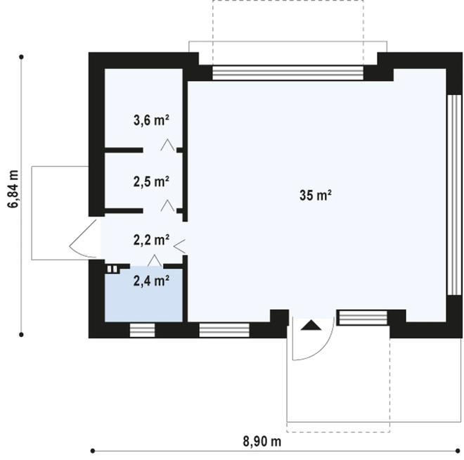 Budynek usługowy Zu2