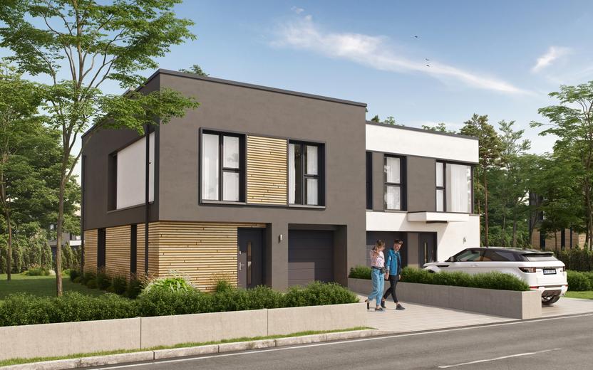 Projekt domu AI03 (bliźniak)