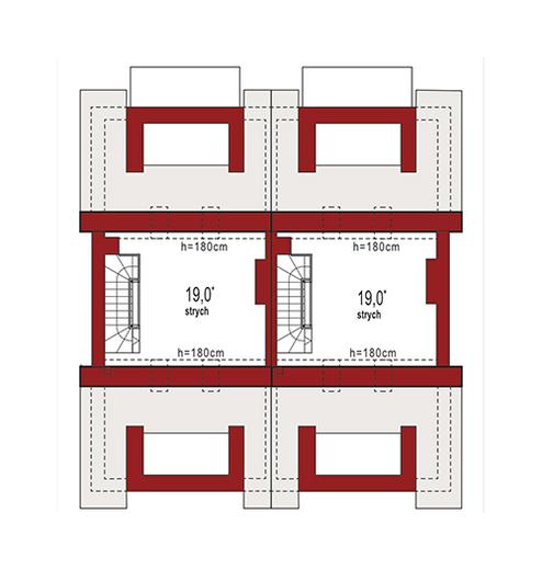 Diana A dwurodzinny (jednorodzinny dwulokalowy)