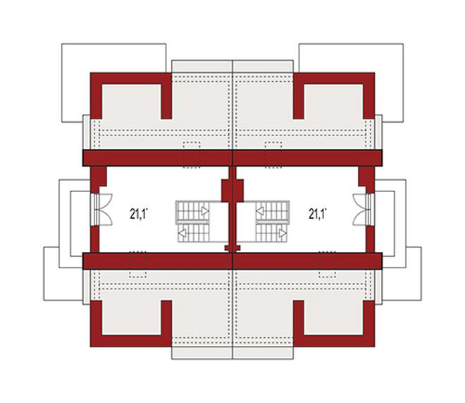 Diana Grande A dwurodzinny (jednorodzinny dwulokalowy)