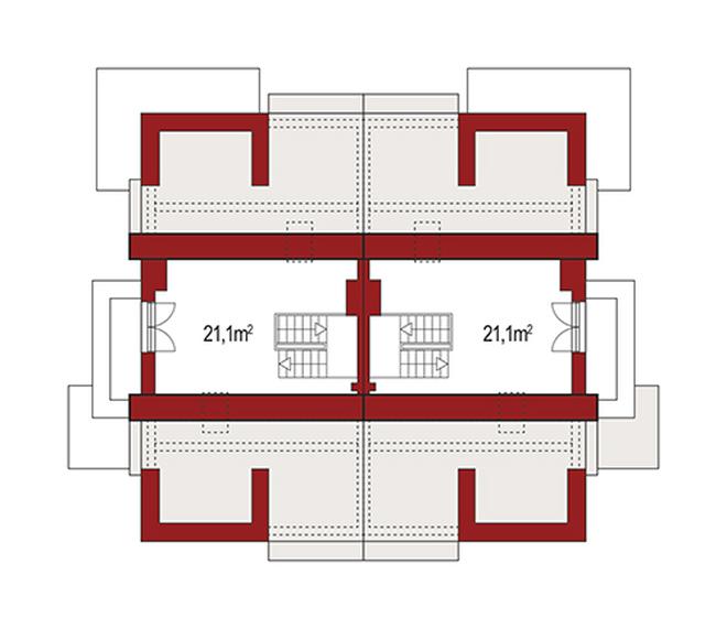 Diana Grande B dwurodzinny (jednorodzinny dwulokalowy)